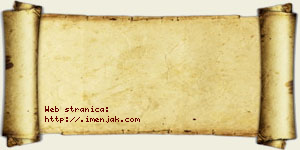 Jasmina Mirković vizit kartica